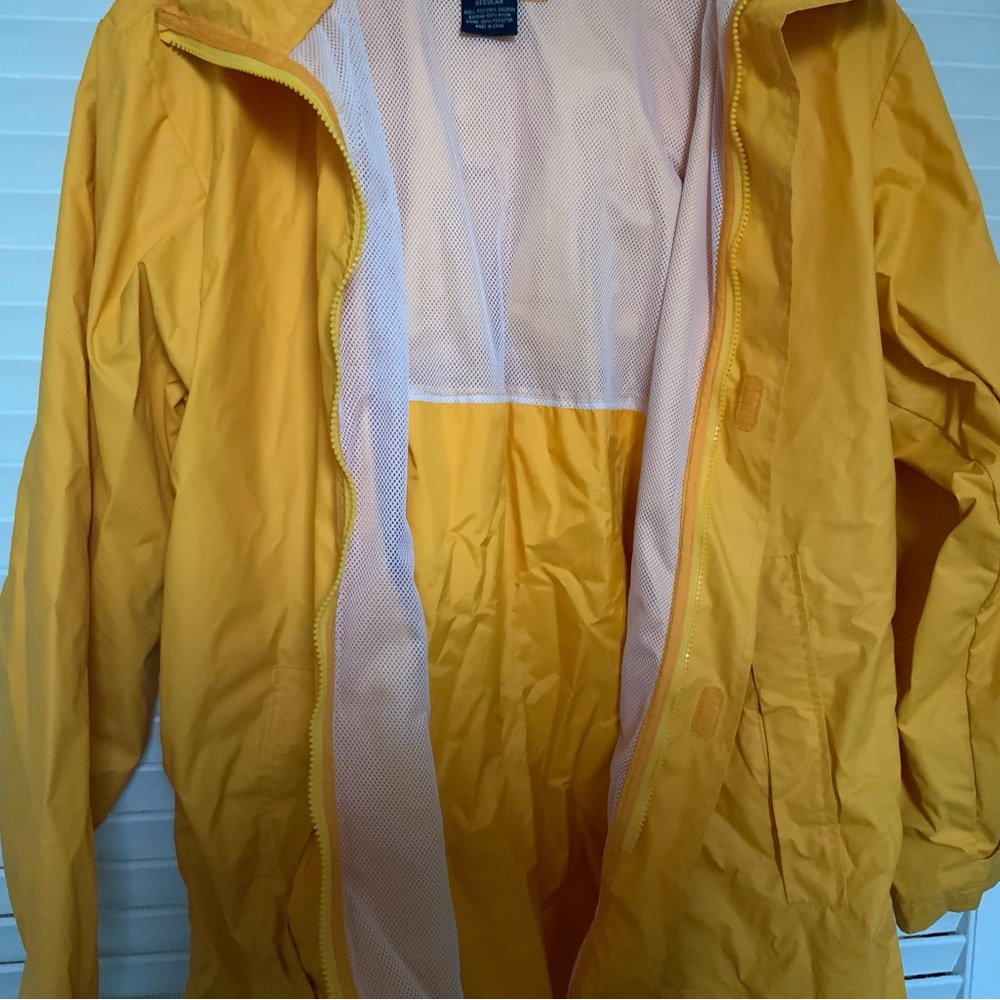 Bright Yellow Men’s Rain Jacket